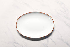Porcelain Oval Plate | Vital Coupe Oval Platter, Pack of 6