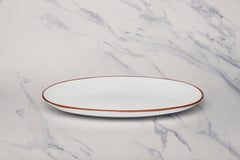 Porcelain Oval Plate | Vital Coupe Oval Platter, Pack of 6
