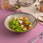 Porcelain Plate | Vital Coupe Round Wok Deep Plate, Set of 6