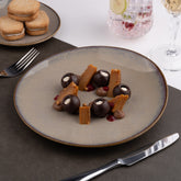 Porcelain Dinner Plate | Vital Coupe Elevated Plate, 12 Pcs