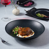 Round Wok Deep Plate | 11" | Porcelain, Pack of 6