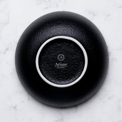 Porcelain Non Stackable Bowl | Black | Set of 8