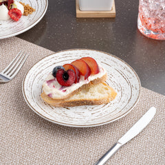 Porcelain Plate | 7" Vital Coupe Round Rimless Plate, 12 Pcs