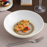 Porcelain Deep Plate | Vital Coupe Round Deep Plate | 6 Pcs