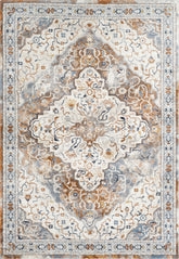 Cornelia B147A Area Rug Ivory/Orange