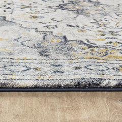 Cornelia B147A Area Rug Yellow/Navy