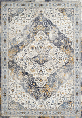 Cornelia B147A Area Rug Yellow/Navy