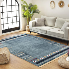 Kandahar B744A Area Rug Blue