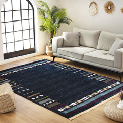 Kandahar B744A Area Rug Navy