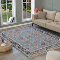 Kandahar D529B Area Rug Blue