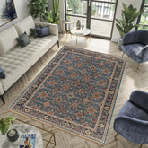 Kandahar D529B Area Rug Blue