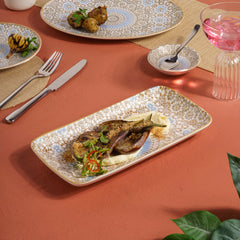 Rectangle Plate | Porcelain, Pack of 6