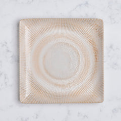 Premium Square Platter with Foot | Porcelain | 6.2" | Set of 12