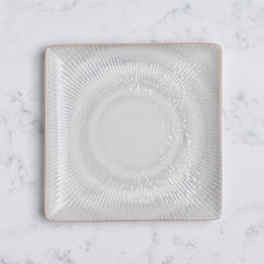 Square Platter With Foot | 6.2", Porcelain | Pack of 12