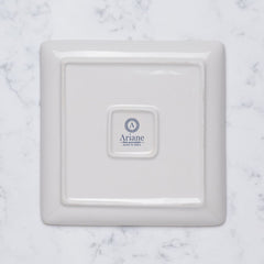Square Platter With Foot | 6.2", Porcelain | Pack of 12