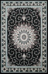 Hereke 478 Area Rug Black