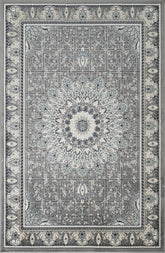 Hereke 478 Area Rug Grey