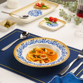 Deep Plate | Porcelain | Amalfi, Set of 12