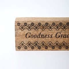Wooden Word Blocks Set of 3 | Mango Wood | Handmade Décor