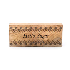 Wooden Word Blocks Set of 3 | Mango Wood | Handmade Décor