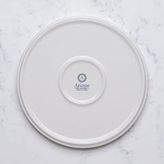Short Rim Stackable Plate | Porcelain, Pack of 4