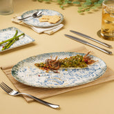 Oval Plate With Foot | Porcelain, 11", Pack of 12