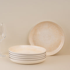 Plate Flat | Porcelain, Pack of 6