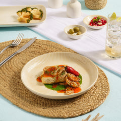 Plate Flat | Porcelain, Pack of 6