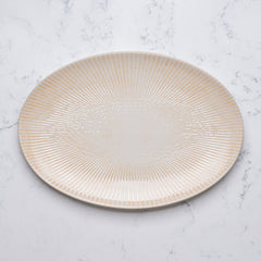 Plate Oval With Foot | Porcelain, 12.59" | Pack of 12