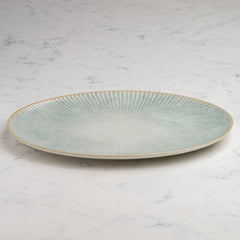 Oval Plate with Foot | Porcelain, 12,59" | Pack of 12