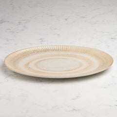Premium Oval Plate with Foot | 12.59" | Porcelain | Set of 6