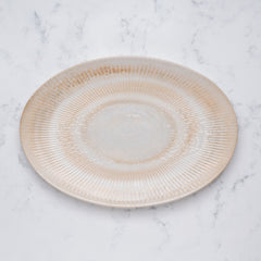 Premium Oval Plate with Foot | 11" | Porcelain | Set of 12