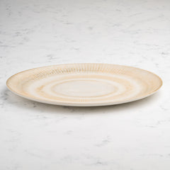 Premium Oval Plate with Foot | 11" | Porcelain | Set of 12