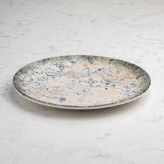 Round Rimless Plate | Set of 6 , Porcelain