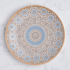 Round Rimless Plate | Pack of 6, Porcelain