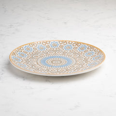 Round Rimless Plate | Pack of 6, Porcelain