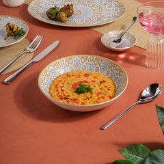 Tangier Deep Plate | Porcelain | Pack of 6