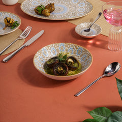 Tangier Deep Plate | Porcelain | Pack of 6