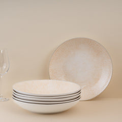 Round Cous Deep Plate| Porcelain, 50.75oz | Pack of 6