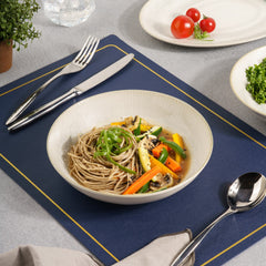 Round Deep Plate | Case of6 | Porcelain