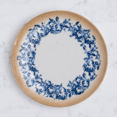 Round Rimless Plate | Porcelain Set of 12