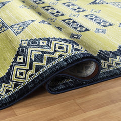 Kandahar E927A Area Rug Green Navy