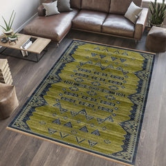 Kandahar E927A Area Rug Green Navy