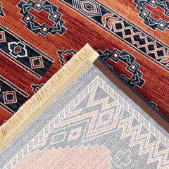 Kandahar E927A Area Rug Rose