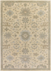 Hazen 1197 Hand Tufted Light Beige Wool Rug