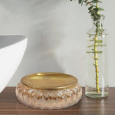 Glass Soap Dish for Bathroom Counter,Shower & Kitchen | Amber