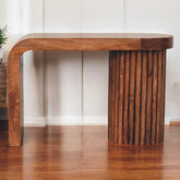 Solid Wood Honey Caramel Serenity Coffee Table, Brown