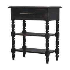 Solid Wood Heritage Turned-Leg Side Table