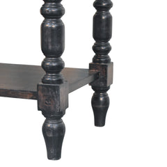 Solid Wood Heritage Turned-Leg Side Table