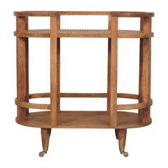 Solid Wood Isla Curved Butler Console